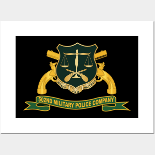 502nd Military Police Company w Br - Ribbon X 300 Posters and Art
